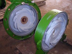 Для ремонта насоса и повышения его КПД использовали Belzona 1341 (Supermetalglide)