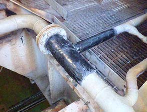 Belzona SuperWrap II подходит для объектов сложной формы 