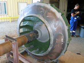 Футеровка из Belzona 1813 обеспечит защиту от абразивного износа