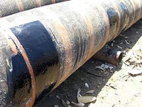 Плавучий рукав после ремонта с помощью Belzona 2131 (D&A Fluid Elastomer)