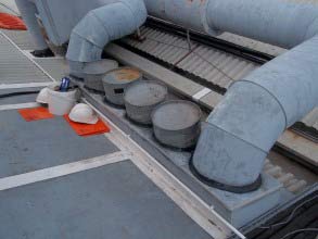 Все стыки герметизированы с помощью Belzona 2211 (MP Hi-Build Elastomer)