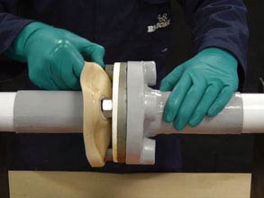 Belzona 3411 (Encapsulating Membrane) легко снимается для инспектирования