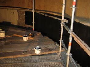 Секция силоса покрыта Belzona 4351