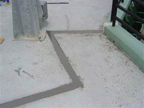 Ремонт шва с помощью Belzona 4521 (Magma-Flex Fluid) завершен