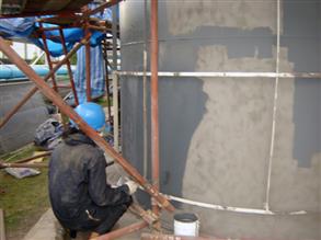 Нанесение Belzona 6111 (Liquid Anode) на резервуар